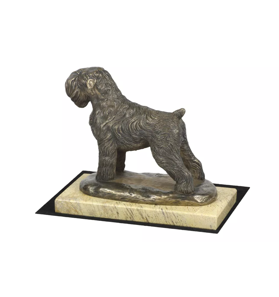 Terrier noir russe - statuette de chien, figurine de silhouette de chien, trophée pour exposition de chiens de la marque Art-Dog
