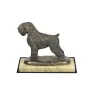 Black Russian Terrier, Chornyi Terrier - dog figurine, dog silhouette figurine, trophy for Art-Dog dog show exhibition