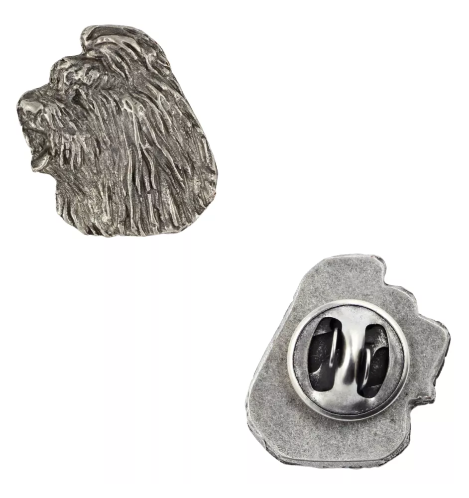Owczarek staroangielski Bobtail pin posrebrzony w pudełku Art-Dog