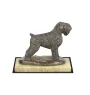 Russischer Schwarzer Terrier, Russkiy Tchiorny Terrier - Hundestatue, Hundesilhouettefigur, Trophäe für die Hundeausstellung der Marke Art-Dog
