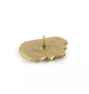 Owczarek staroangielski Bobtail pin pozłocony w pudełku Art-Dog