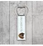 Bloodhound, St. Hubert Hound, Sleuth-hound - bottle opener with a picture and inscription for beer by Art-Dog