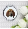 Chien de Saint Hubert, Bloodhound - miroir avec une image et un motif géométrique de la marque Art-Dog