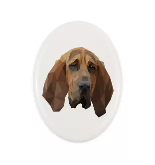 Bloodhound płytka geometryczna Art-Dog