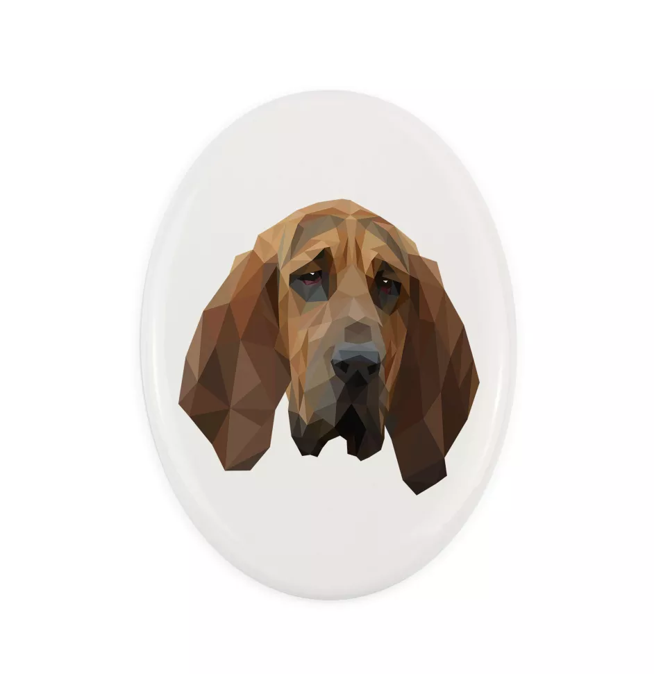 Bloodhound płytka geometryczna Art-Dog