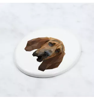 Bloodhound płytka geometryczna Art-Dog