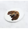 Bloodhound, St. Hubert Hound, Sleuth-hound - a plate with a geometric design and the brand name Art-Dog