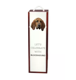 Bloodhound pudełko na wino geometryczne Art-Dog