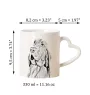 Chien de Saint Hubert, Bloodhound - tasse avec chien, une tasse adorable avec une anse en forme de cœur, un cadeau universel de la marque Art-Dog