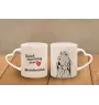Bloodhound, St. Hubert Hound, Sleuth-hound - cup with a dog, adorable cup with a heart-shaped handle, universal gift from the Art-Dog brand