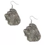 Old English Sheepdog, Bobtail, Bob-tail - hanging earrings with dogs, charming jewelry for a dog mom, a gift for a girl from the Art-Dog brand