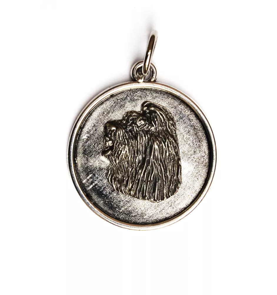 Bobtail, Chien de berger anglais ancestral - collier avec chien, pendentif pour maman de chien, bijoux uniques de la marque Art-Dog