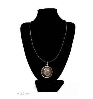 Bobtail, Chien de berger anglais ancestral - collier avec chien, pendentif pour maman de chien, bijoux uniques de la marque Art-Dog