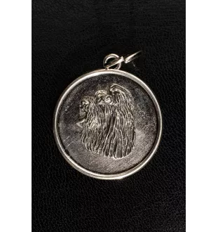 Bobtail, Chien de berger anglais ancestral - collier avec chien, pendentif pour maman de chien, bijoux uniques de la marque Art-Dog