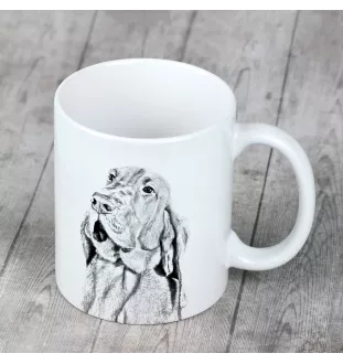 Bloodhound, St. Hubert Hound, Sleuth-hound - cup with a dog, cup with a photo, personalized gift from the Art-Dog brand