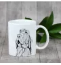 Bloodhound, St. Hubert Hound, Sleuth-hound - cup with a dog, cute cup with graphics, a gift with your photo from the Art-Dog brand