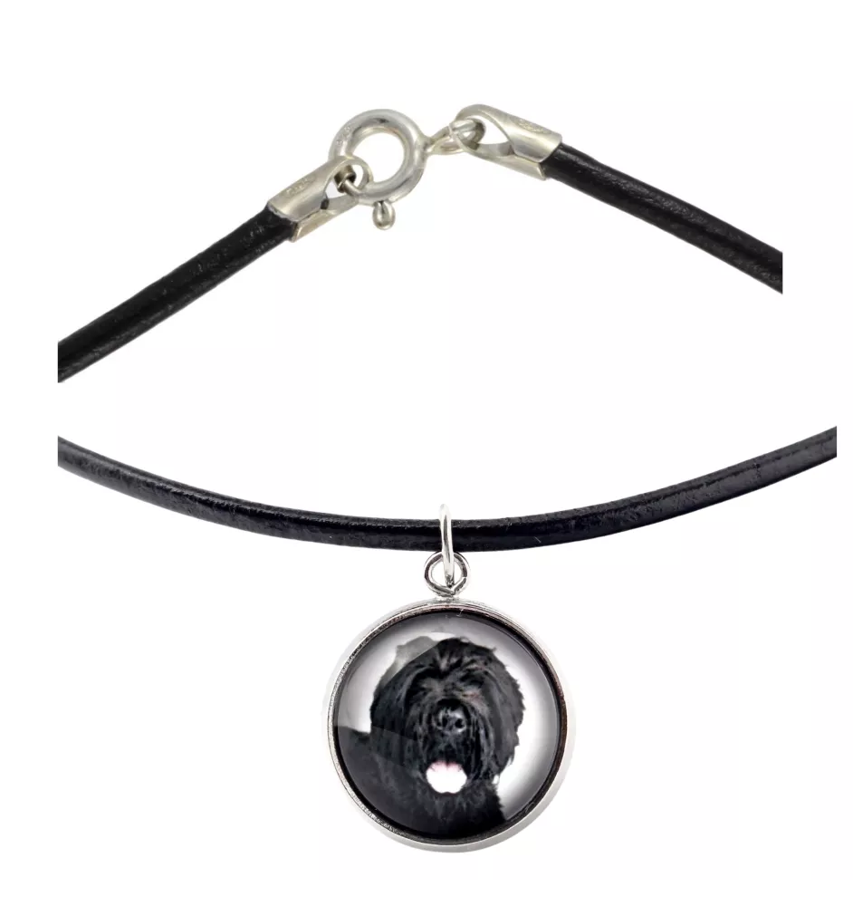 Black Russian Terrier, Chornyi Terrier - necklace in a box, elegant decoration, pendant from the Art-Dog brand