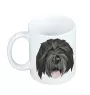 Russischer Schwarzer Terrier, Russkiy Tchiorny Terrier - Becher mit einem Bild und dem Schriftzug geometrischer Hund Art-Dog