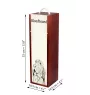 Chien de Saint Hubert, Bloodhound - boîte à vin avec chien, boîte à alcool avec graphisme, boîte cadeau personnalisée de la marque Art-Dog