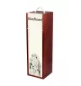 Chien de Saint Hubert, Bloodhound - boîte à vin avec chien, boîte à alcool avec graphisme, boîte cadeau personnalisée de la marque Art-Dog