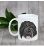 Russischer Schwarzer Terrier, Russkiy Tchiorny Terrier - Becher mit einem Bild und dem Schriftzug geometrischer Hund Art-Dog