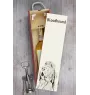 Chien de Saint Hubert, Bloodhound - boîte à vin avec chien, boîte à alcool avec graphisme, boîte cadeau personnalisée de la marque Art-Dog