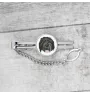Black Russian Terrier, Chornyi Terrier - geometric tie clip with a picture and inscription from Art-Dog