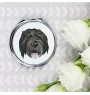 Black Russian Terrier, Chornyi Terrier - mirror with a geometric design and the brand name Art-Dog