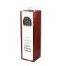 Black Russian Terrier, Chornyi Terrier - geometric box with a picture and inscription for wine by Art-Dog