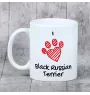 Russischer Schwarzer Terrier, Russkiy Tchiorny Terrier - Tasse mit Hund, entzückende Tasse mit Grafik, Geschenk mit Ihrem Foto von der Marke Art-Dog