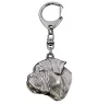 Bullmastiff - Porte-clés argenté avec chien, décoration de sac à main, pendentif de sac à dos par la marque Art-Dog