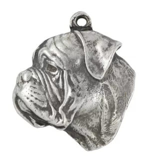 Bullmastiff - Pendentif chien argenté, décoration de sac à main, pendentif sac à dos par la marque Art-Dog