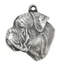Bullmastiff - Silver-plated dog pendant, handbag decoration, backpack pendant by Art-Dog brand