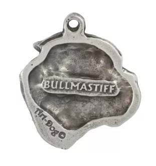 Bullmastiff - Silver-plated dog pendant, handbag decoration, backpack pendant by Art-Dog brand