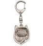 Cairn Terrier II - Porte-clés argenté avec chien, décoration de sac à main, pendentif de sac à dos par la marque Art-Dog