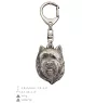 Cairn Terrier II - Silver-plated key ring with dog, handbag decoration, backpack pendant by Art-Dog brand