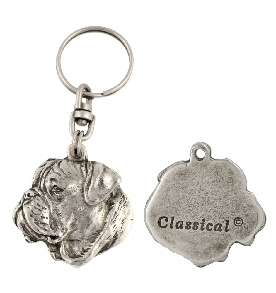 Bullmastiff brelok do kluczy posrebrzany Art-Dog
