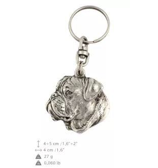 Bullmastiff brelok do kluczy posrebrzany Art-Dog