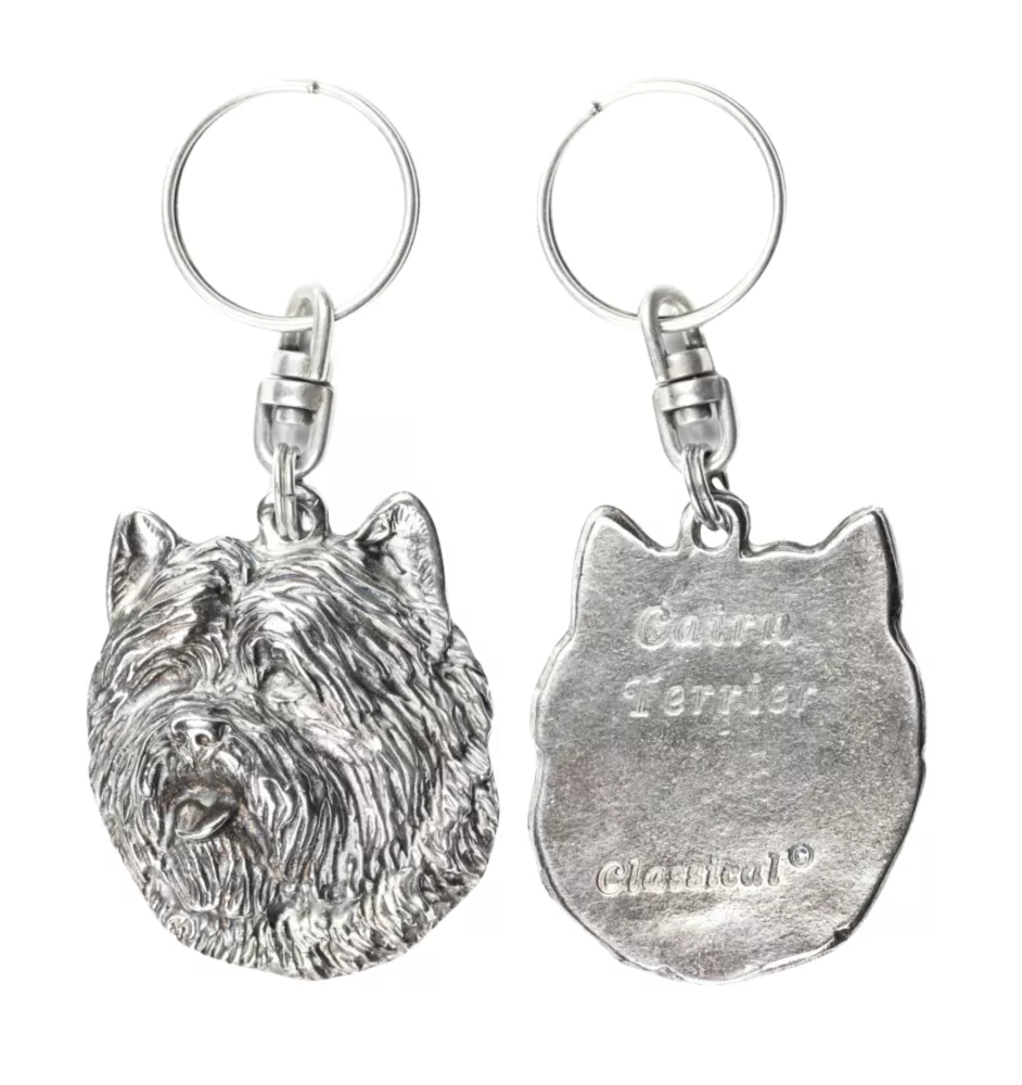 Cairn Terrier brelok do kluczy posrebrzany Art-Dog