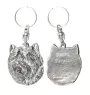Cairn Terrier - Silver-plated dog pendant, handbag decoration, backpack pendant by Art-Dog brand
