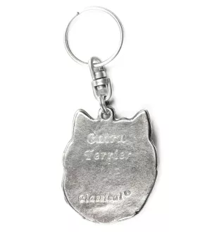 Cairn Terrier - Pendentif chien argenté, décoration de sac à main, pendentif sac à dos par la marque Art-Dog