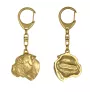 Bullmastiff - Gilded key ring with dog in gift box, handbag decoration, luxury accessory by Art-Dog brand