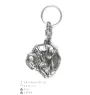Bullmastiff - Silver-plated pendant with a dog in a decorative box, handbag decoration, backpack pendant by Art-Dog brand