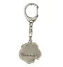 Bullmastiff II - Silver-plated key ring with a dog in a gift box, handbag decoration, backpack pendant by Art-Dog brand