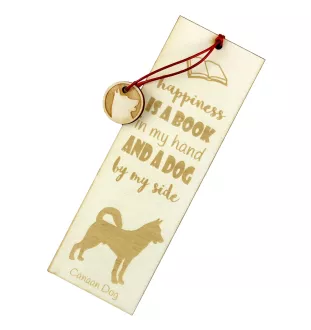 Chien de Canaan - marque-page pour livre avec chien, marque-page personnalisé, accessoire canin pour les lecteurs de la marque Art-Dog