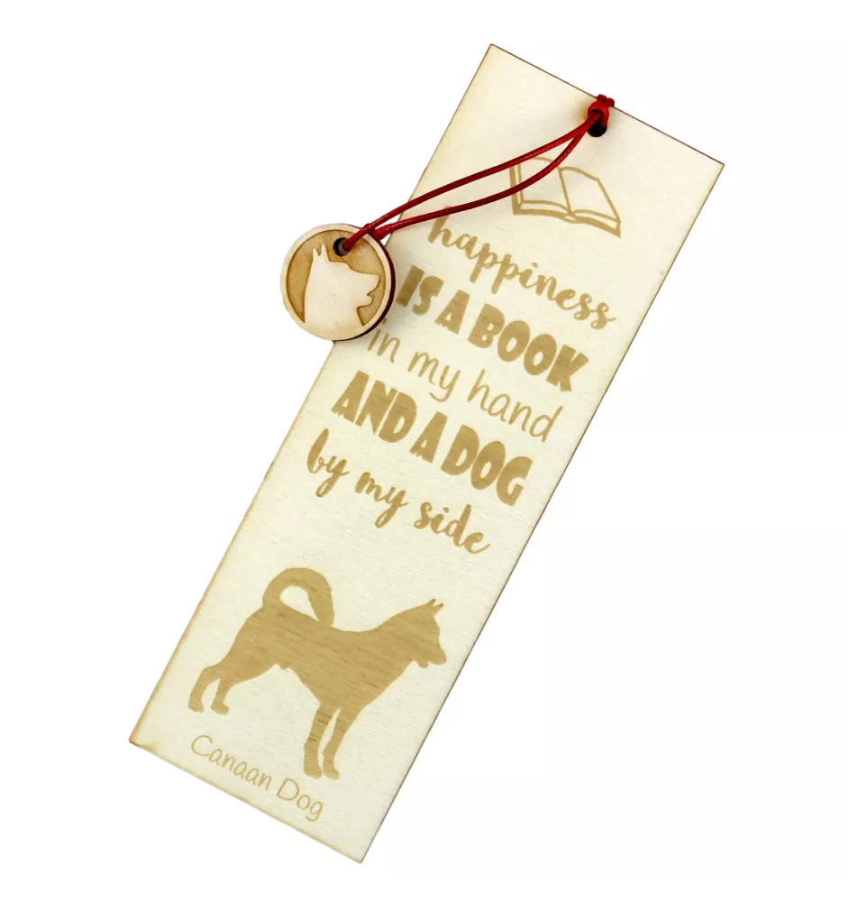 Kanaan-Hund, Canaan Dog - Lesezeichen mit Hund, personalisiertes Lesezeichen, Hundeaccessoire für Leser der Marke Art-Dog
