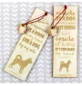 Kanaan-Hund, Canaan Dog - Lesezeichen mit Hund, personalisiertes Lesezeichen, Hundeaccessoire für Leser der Marke Art-Dog
