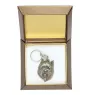 Cairn Terrier II - Pendentif argenté avec un chien dans une boîte décorative, décoration de sac à main, pendentif de sac à dos par la marque Art-Dog