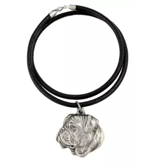 Bullmastiff II - collier avec un chien, pendentif en plaqué argent pour les fans de chiens, bijoux uniques de la marque Art-Dog