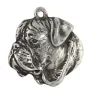 Bullmastiff II - Halskette mit Hund, versilberter Anhänger für Hundefans, einzigartiger Schmuck der Marke Art-Dog